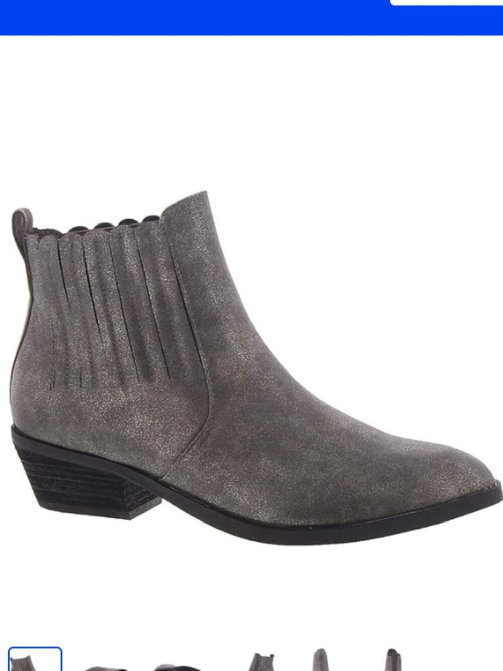 Yellow Box Luciaa Ankle Boots - Pewter